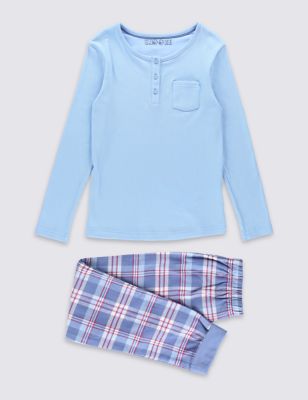 Pure Cotton Long Sleeve Pyjamas &#40;6-16 Years&#41;